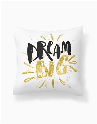 Dream Big Pillow Cover