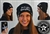 Custom Stretch Beanie with Rock-n-Roll GangStar lettering Rock n Roll Heavy Metal hats accessories