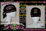 Peace Skull Womens Motorcycle Doo-Rag