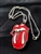 ROLLING STONES 50th Anniversary necklace Tongue & Lips Rock and Roll Heavy Metal Biker accessories lifestyle Rock n Roll GangStar