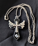 Wings and Cross necklace Rock and Roll Heavy Metal Biker accessories lifestyle Rock n Roll GangStar