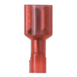 Connector, Female Disconnect, 18Ga, .187X.02 Tab, Fully Insulated