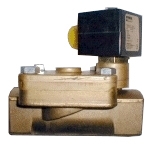 VALVE,WATER,DIN COIL, 1-1/4 INCH,120V/50-60HZ