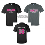 NEON PINK Kraze 2 Color Front T-Shirt