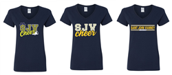 SJV Cheer Short Sleeve V-Neck T-Shirt