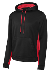 Sport Tek 100% Polyester Shell Hooded Sweatshirt
