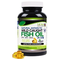 Wild Caught Natural DPA Fish Oil - Sustainable Omega 3 DPA-EPA-DHA 2,900 Milligram Fish Oil - Ultra Pure Triple Strength Concentrate - Burp-Less Soft-Gels