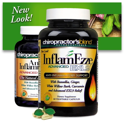 <strong>InflamEzze - Anti-Inflammatory Advanced EXL9</strong><br>The Natural Inflammation Reducer</strong>