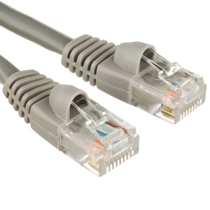 10M Network CAT5e Patch Lead Moulded Grey