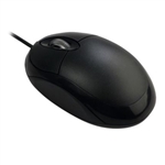 USB 1000dpi Optical Laptop Mouse Black