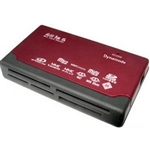 All in One USB2.0 External Card Reader/Writer Red