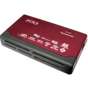 All in One USB2.0 External Card Reader/Writer Red