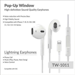 Lightning Earphone for iPhone 7/8/X/XS/XR/11/12/13/14 SERIES