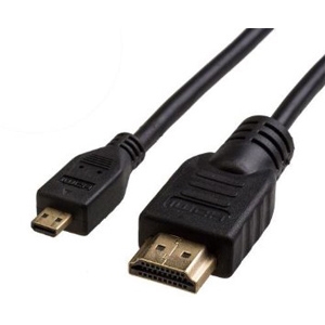 1M Micro HDMi - HDMI Cable M-M Gold