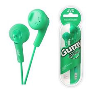 JVC Gumy Bass Boost Stereo In-Ear Headphones Green (HA-F160)