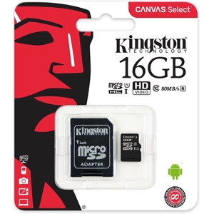 Kingston 16GB micro SDHC with Adapter Class 10 UHS-I (SDCS/32GB)