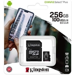 Kingston 256GB micro SDHC with Adapter Class 10 UHS-I (SDCS2/256GB)