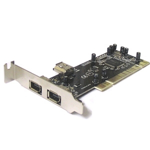 PCI - Firewire 1394a 2+1 Port Low profile