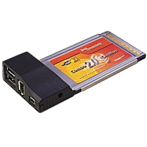 PCMCIA USB2.0 2 Port & Firewire 2 Port