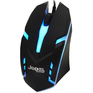 Jedel USB Wired 3 Colour LED Gaming Optical Mouse 1000dpi (M66)