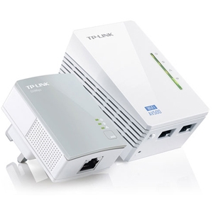 TP-Link 300Mbps AV600 Wi-Fi Powerline Extender Starter Kit (TL-WPA4220KIT )