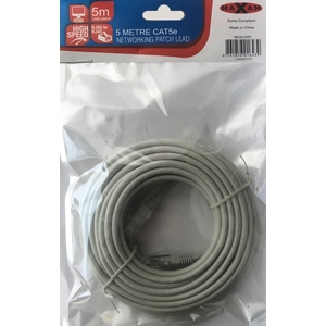 MAXAM 5M Network CAT5e Moulded Patch Lead