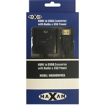 MAXAM HDMI to SVGA Converter with Audio & USB Power
