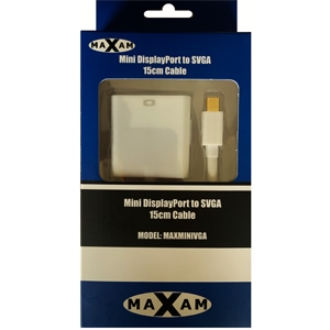 MAXAM Mini DisplayPort To SVGA Cable 15cm