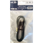 MAXAM  Type C to Type C Sync and Charge Cable 1m