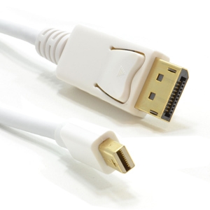 Mini-DisplayPort Male Plug to Display Port Plug Monitor Cable 2m