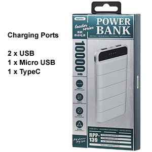 Multi Charging  Power Bank 10000mAh Universal Battery For Phones and Tablet1