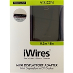 Techlink iWires Mini DisplayPort To DVI Cable 20cm (526420)