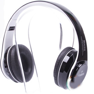 Vanguard LED Colour Changing ST-424 Bluetooth Headphone White