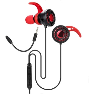 XTRIKE Gaming Stereo Earbuds, 10mm Speakers, 3.5mm Jack, Mic, 1.2m Cable