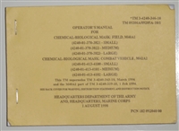 M40 Gas Mask Operator Manual