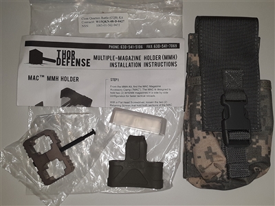 Thor Defense Multiple-Magazine Holder (MMH) Close Quarters Battle (CQB) Kit, AR-15 Mag Clamps â€‹NSN: 1005-01-562-9455