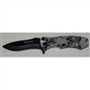 Tac-Force Nylon Fiber Assisted Folding Knife Grey Skulls