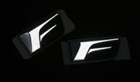 THINK DESIGN IS F "Reflector" Fender Emblem SET