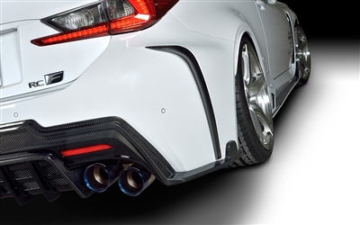 ROWEN RC F Rear Bumper Extension Carbon