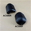 Black plastic amp corners with screws