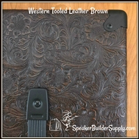Country Western pattern tolex brown