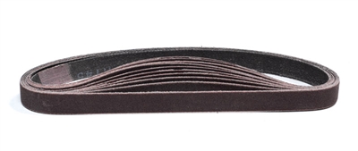 120 Grit Sanding Belt - Aluminum Oxide 1/2" x 18"