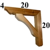 Cedar Wood Bracket, Style - G01