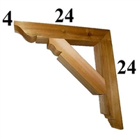 Cedar Wood Bracket, Style - G06