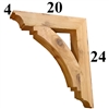 Cedar Wood Bracket, Style - G09