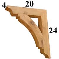 Cedar Wood Bracket, Style - G09