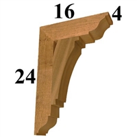 Cedar Wood Bracket, Style - G10