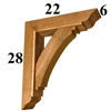 Cedar Wood Bracket, Style - G16