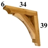 Cedar Wood Bracket, Style - G25