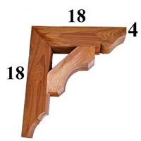 Cedar Wood Bracket, Style - G29